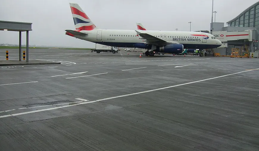 Cursă Heathrow-Bucureşti, anulată după ce un manipulant de bagaje A STRICAT avionul