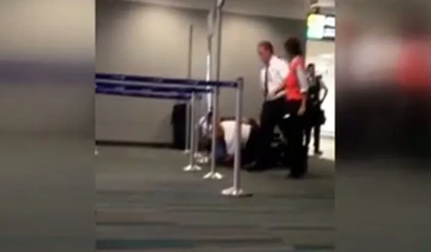 Incident în aeroportul din Washington: Ce a făcut un pasager beat când s-a supărat pe pilot VIDEO