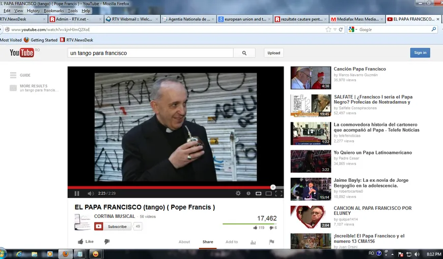 Papa Francisc are propriul său tangou dedicat în Argentina VIDEO