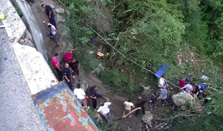 Tahograful autocarului căzut în prăpastie în Muntenegru a fost găsit