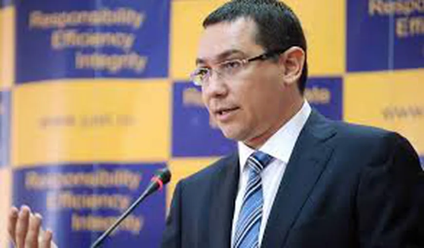 Ponta îşi asumă public, în Guvern, responsabilitatea privatizării CFR Marfă