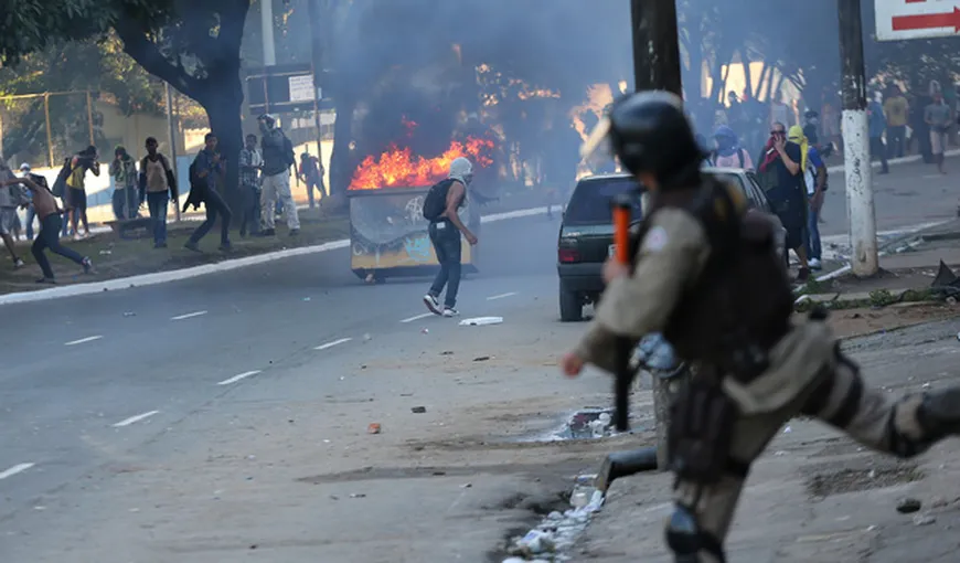 Brazilia, marcată de proteste violente