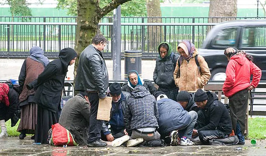 Autorităţile britanice au evacuat circa 70 de romi de origine română din zona Park Lane