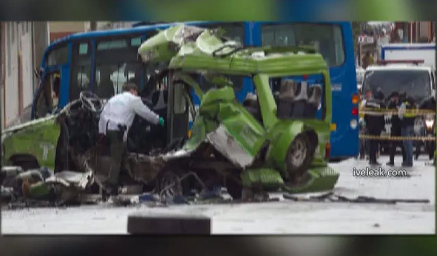 Accident TERIBIL în Columbia. Patru morţi şi 12 răniţi după ce un autobuz a lovit mai multe maşini