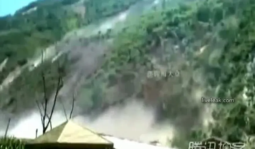Urgie în China. O localitate întreagă, acoperită de un mal de pământ VIDEO