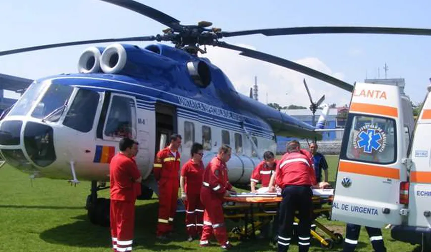 Turista cehă rănită în Făgăraş, transportată cu elicopterul la Spitalul de Urgenţă Floreasca