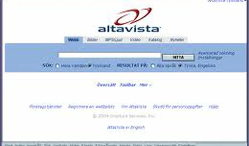 Yahoo închide relicva pe internet AltaVista