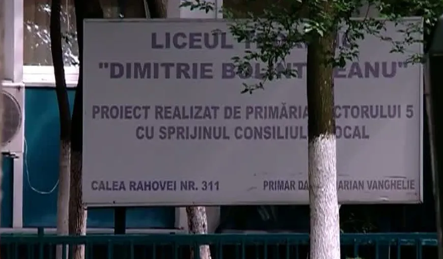 Şeful comisiei de Bacalaureat pe Capitală, în dosarul de corupţie de la Liceul Bolintineanu VIDEO