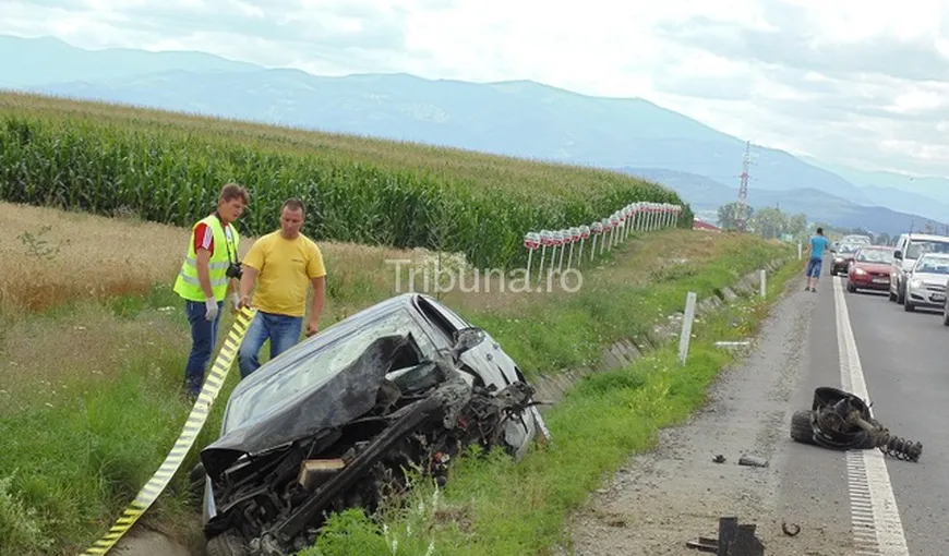 Un diplomat al României, implicat într-un accident, la Sibiu. Unul dintre fiii săi e în stare gravă