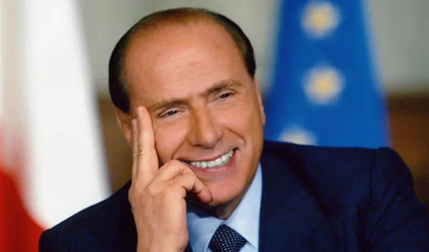 Roma: O mie de persoane, în stradă, pentru a-şi exprima susţinerea faţă de Silvio Berlusconi