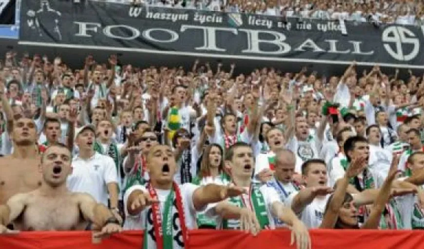 1.500 de suporteri polonezi vin în Bucureşti pentru meciul Steaua-Legia Varşovia