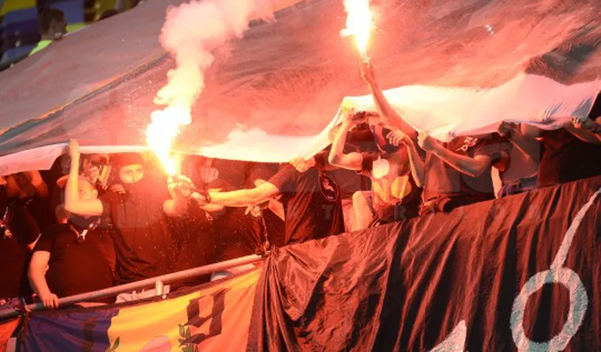 Incidente între suporteri înaintea derby-ului Dinamo-Steaua