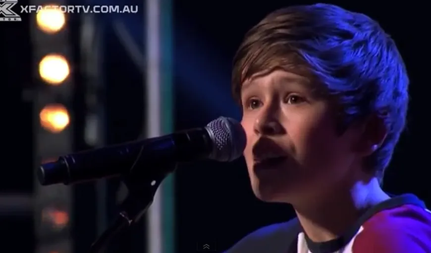 X-Factor Australia: Un puşti de 14 ani a ridicat juraţii în picioare cu VOCEA sa SENZAŢIONALĂ VIDEO