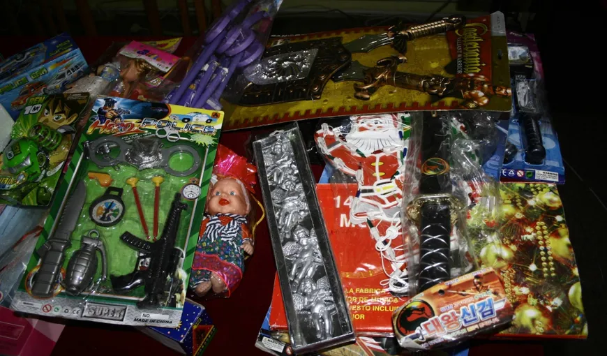 Aproximativ 10.000 de jucării contrafăcute, confiscate în Portul Constanţa