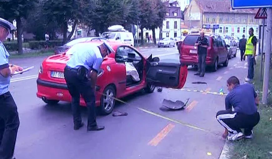 Accident în lanţ la Sibiu. Patru maşini cu nuntaşi s-au tamponat în centrul oraşului