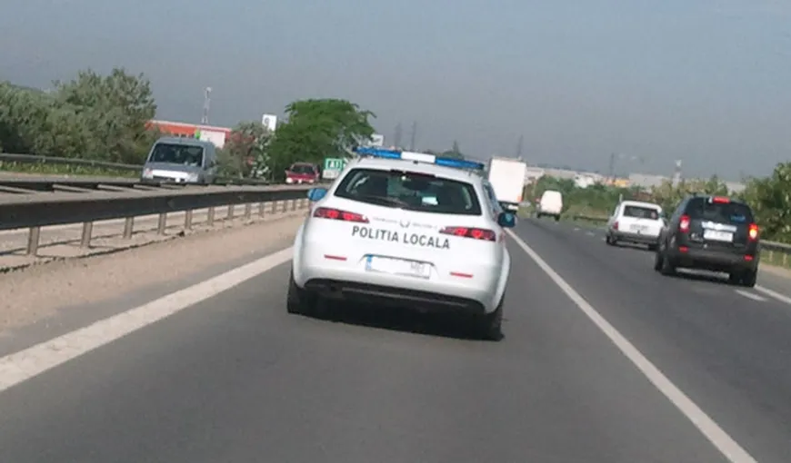 Razie pe autostrada Bucureşti-Piteşti. Poliţiştii au căutat şoferi băuţi şi vitezomani