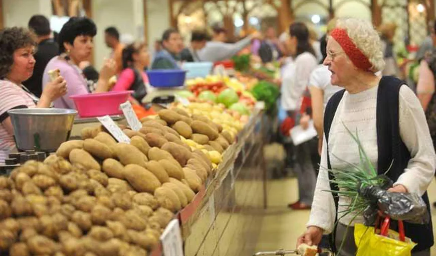 Preţurile de consum au scăzut în iulie cu 0,34%. Alimentele s-au ieftinit cu 1,6%