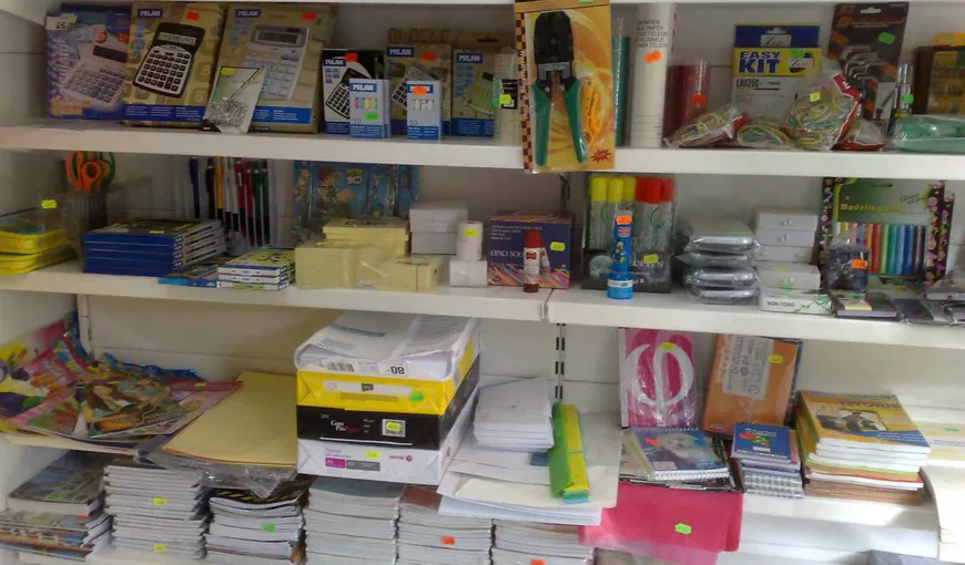 Controale în Bucureşti şi Ilfov, la magazine care vând rechizite şcolare
