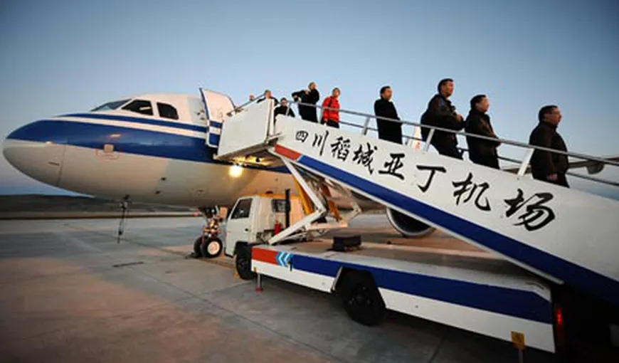 În China a fost inaugurat aeroportul civil situat la cea mai mare altitudine din lume