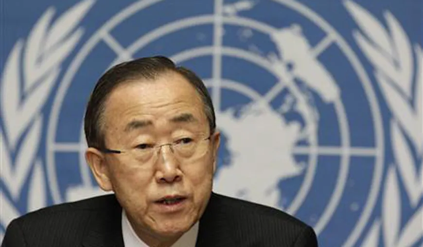 Ban Ki-moon: Raportul ONU va confirma utilizarea armelor chimice în Siria