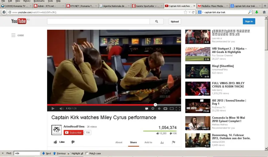 Miley Cyrus i-a înnebunit pe cei din Star Trek. Vezi ce ravagii a facut pe nava Enterprise VIDEO