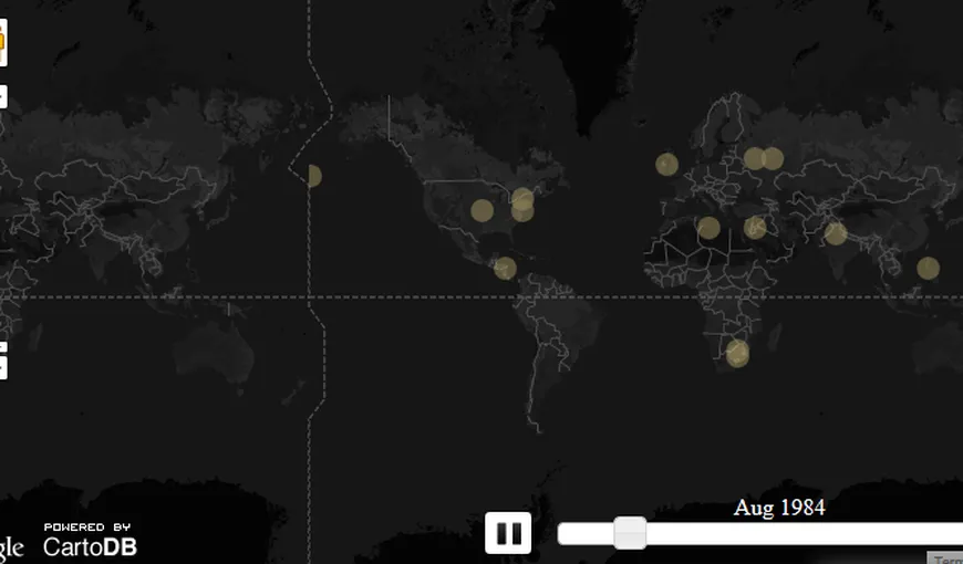 FASCINANT. Harta interactivă a protestelor din ultimii 34 de ani VIDEO