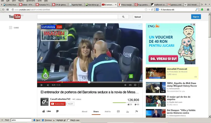 Un antrenor al Barcelonei flirtează cu iubita lui Messi. A mângâiat-o romantic, pe obraz VIDEO