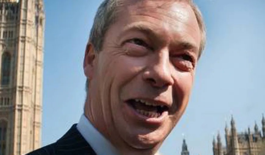 Farage va pune ameninţarea „valului de infracţiuni comise de români” în centrul campaniei pentru PE