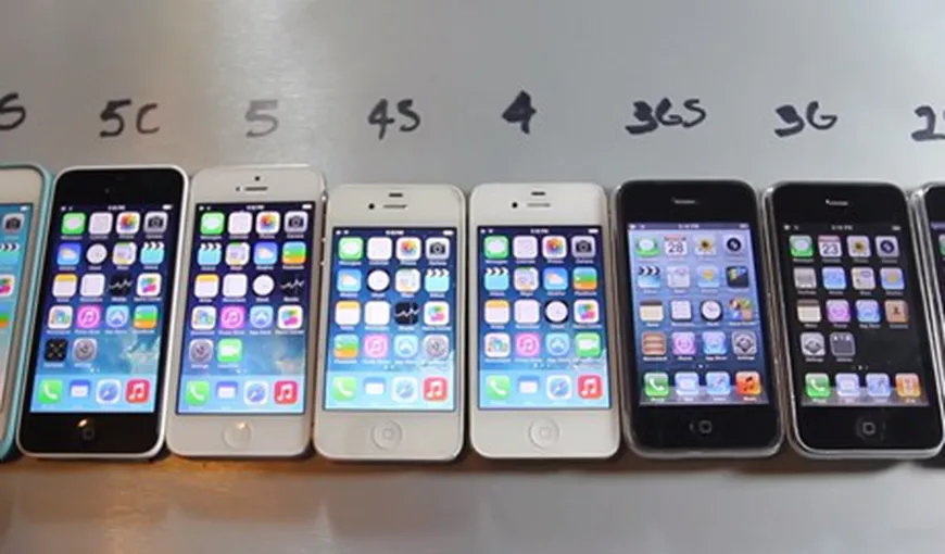 Test: Ce s-a schimbat de la iPhone 2G până la iPhone 5S – VIDEO