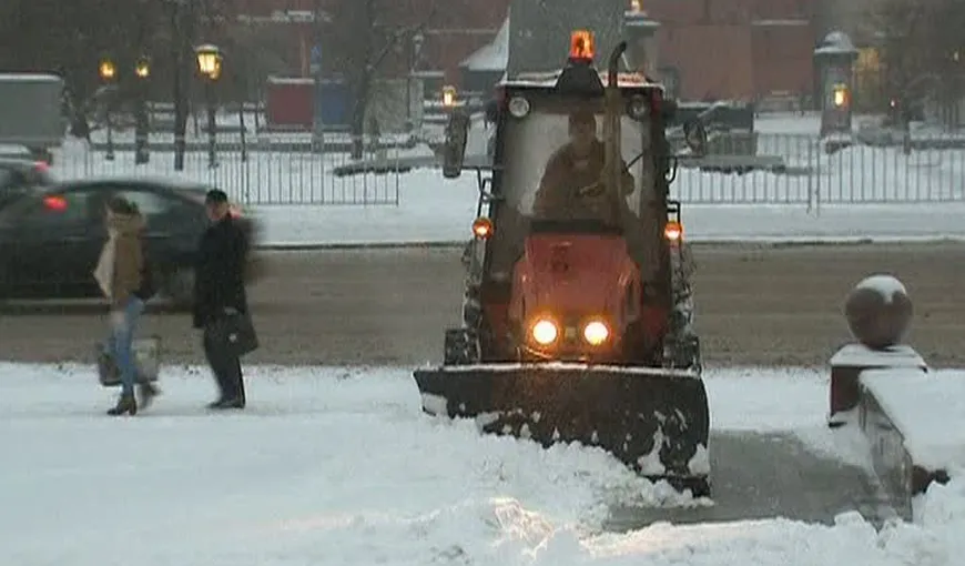 Prima ninsoare a fost înregistrată miercuri la Moscova
