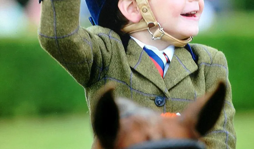 Cel mai tânăr călăreţ: Are doar trei ani, dar este printre cei mai buni din Marea Britanie FOTO