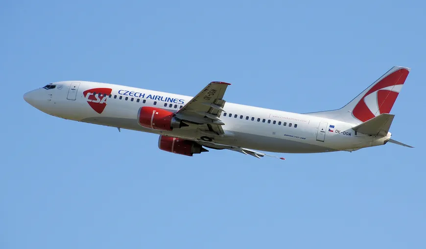Un avion aparţinând companiei cehe CSA a aterizat de URGENŢĂ la Budapesta