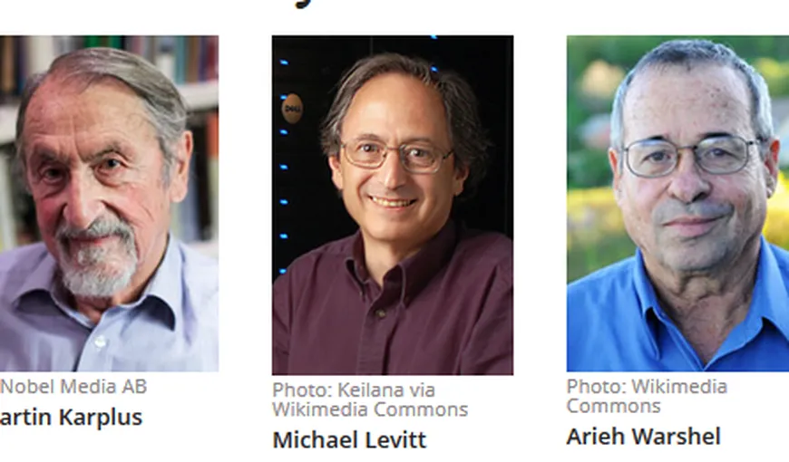 Premiul Nobel 2013 pentru Chimie: Martin Karplus, Michael Levitt şi Arieh Warshel