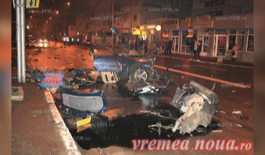 Tânărul care a provocat cumplitul accident din Bârlad gonea cu aproape 200 de km/h VIDEO