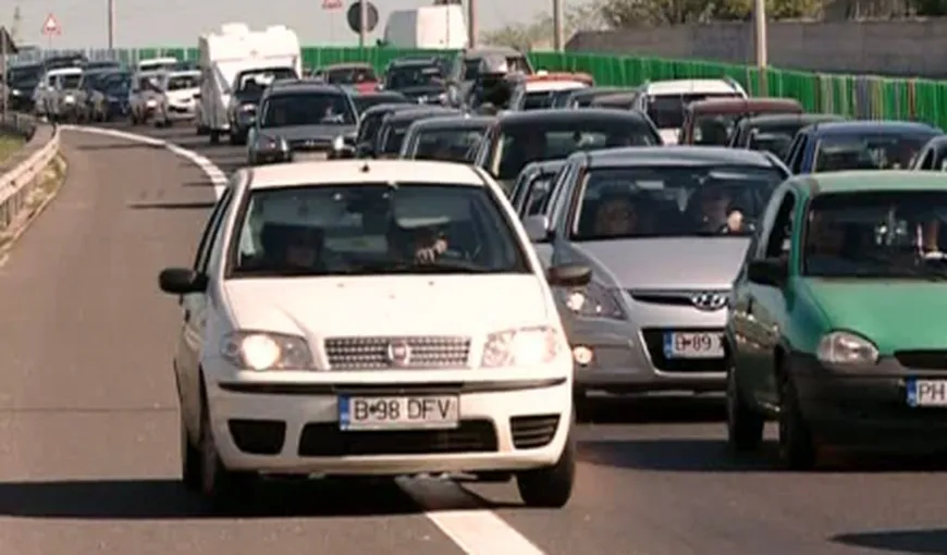 Traficul dinspre Braşov către Valea Prahovei a fost deviat din cauza aglomeraţiei