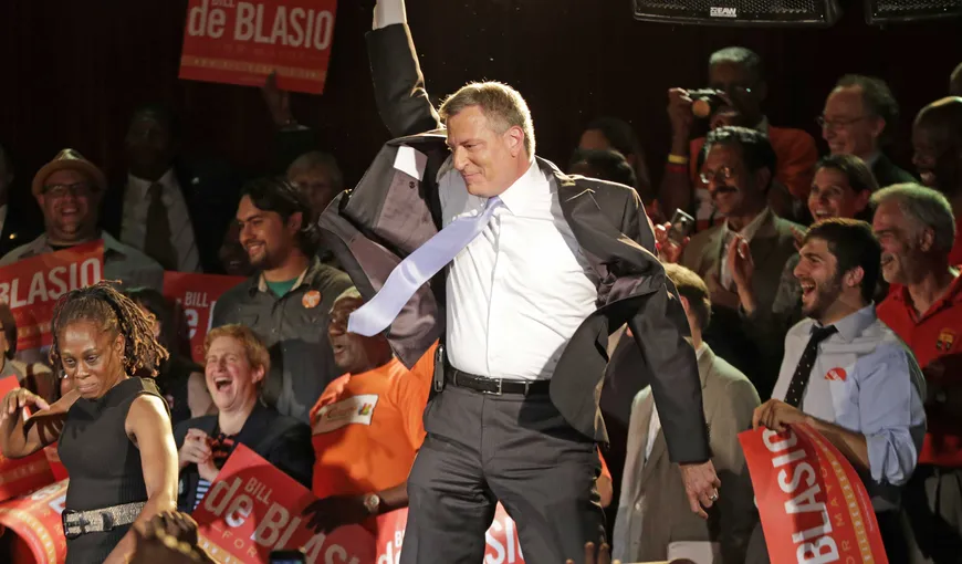 Primarul New York-ului, Bill de Blasio, candidează la alegerile prezidenţiale din 2020