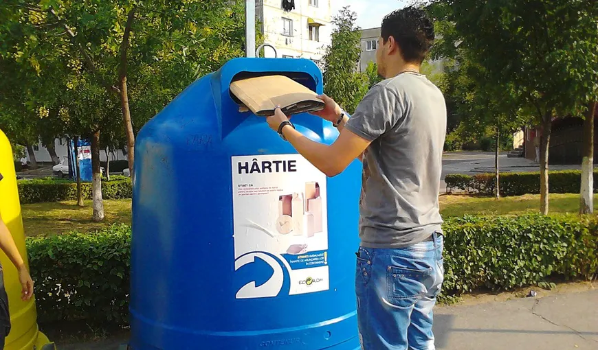 Circa 90% dintre românii de peste 18 ani au auzit de colectarea selectivă a deşeurilor