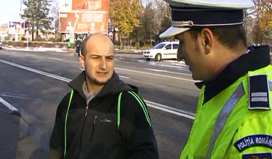 Atenţie şoferi! Poliţiştii fac controale în trafic şi caută maşinile FĂRĂ ANVELOPE de iarnă