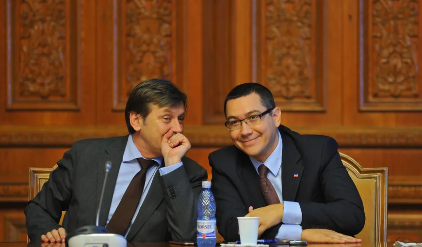 Întâlnire Ponta – Antonescu – Chiţoiu, la Senat, înainte de întâlnirea cu FMI
