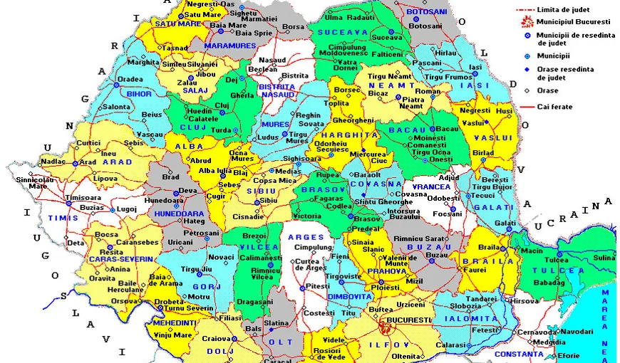 Se schimbă harta României