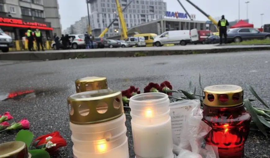 Nou bilanţ al victimelor după prăbuşirea acoperişului unui supermarket la Riga. Numărul morţilor a urcat la 52