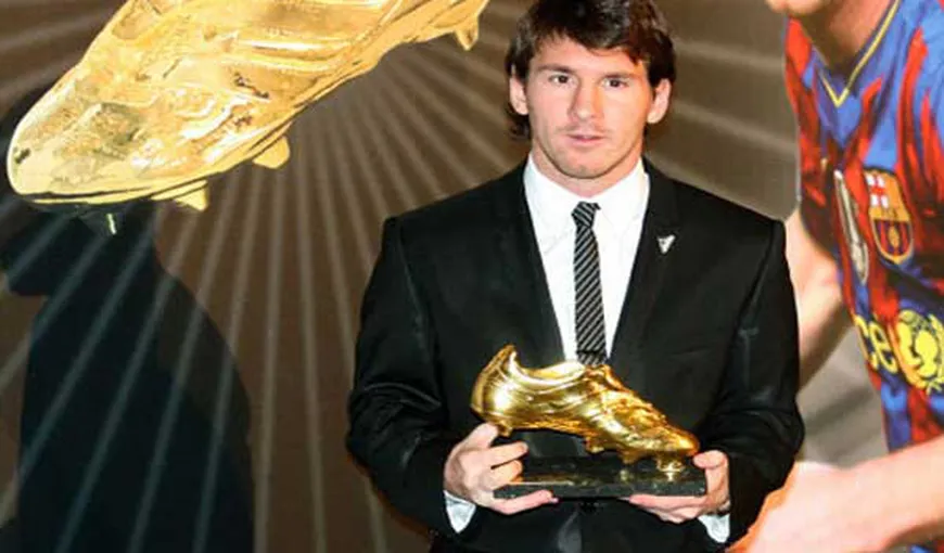 Messi a primit Gheata de Aur pentru a treia oară, un record