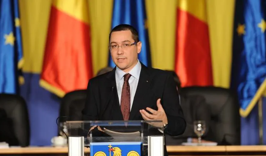 Victor Ponta: Deficitul ar putea fi mărit pentru a finanţa investiţiile în colaborare cu Moldova