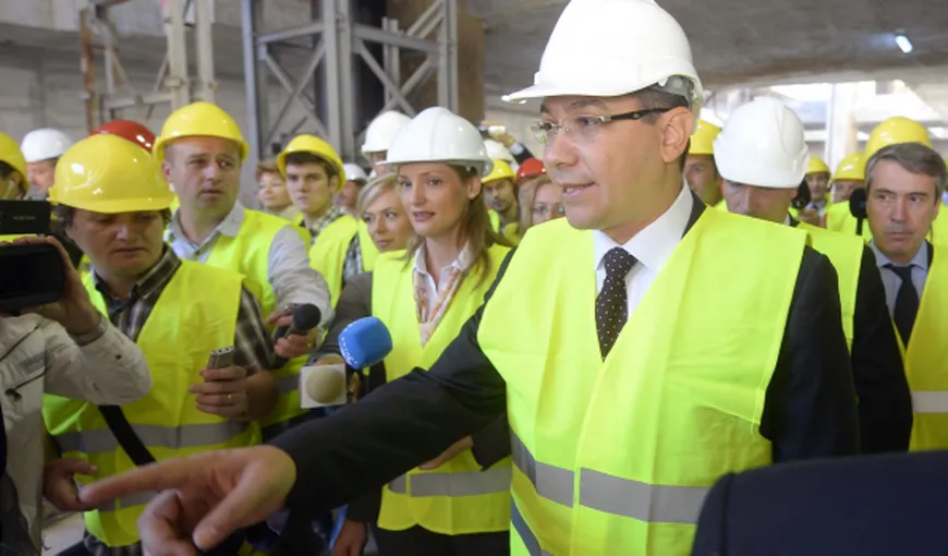 Victor Ponta, în vizită pe şantierul metroului din Drumul Taberei VIDEO