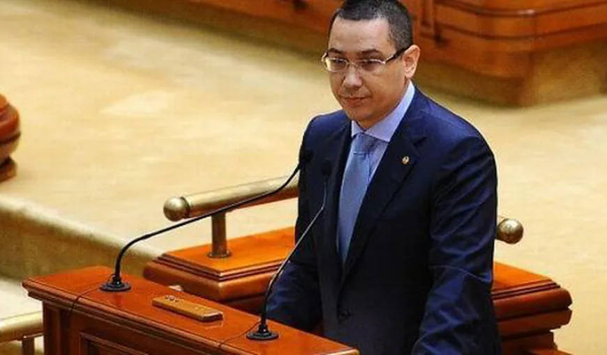 Ponta roagă parlamentarii să aprobe bugetul, pentru salarii şi pensii, dar şi pentru stabilitate