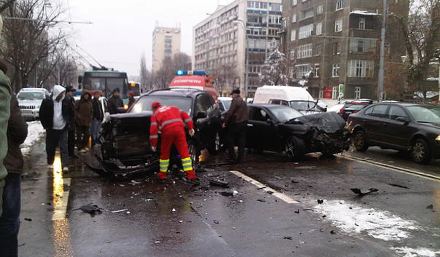 Şapte accidente au avut loc în ziua de Crăciun, în Bucureşti