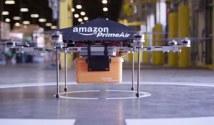 AMAZON va construi drone pentru a livra coletele în cel mult jumătate de oră