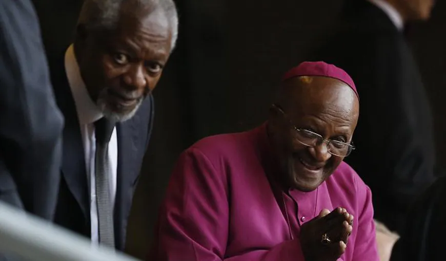 Reşedinţa Arhiepiscopului Desmond Tutu a fost spartă în timp ce oficia o slujbă pentru Mandela
