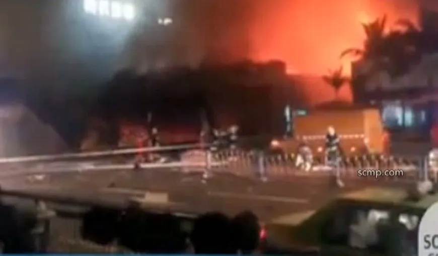 EXPLOZIE într-un MALL din China: Patru persoane au murit, alte 37 au fost rănite VIDEO