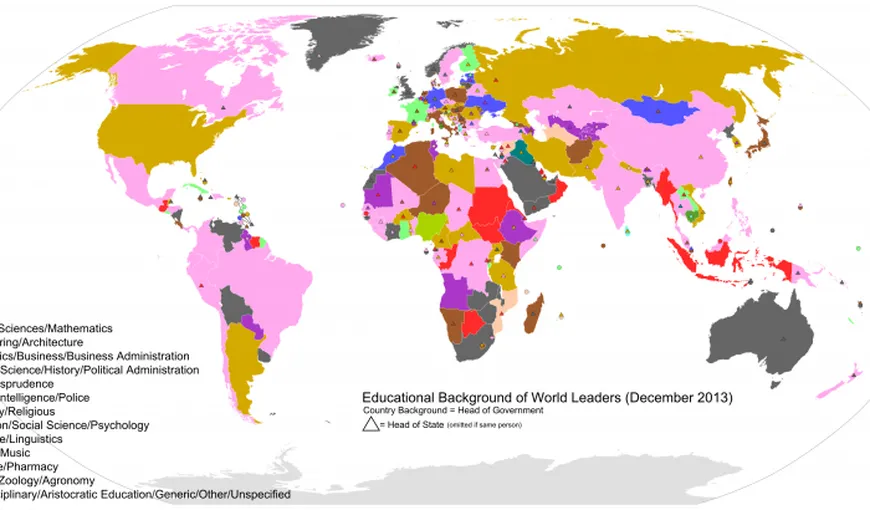 Ce studii au LIDERII lumii: HARTA care arată educaţia fiecărui şef de guvern şi de stat de pe glob FOTO